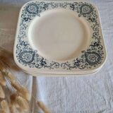 Assiettes plates terre de fer Longchamp Médicis