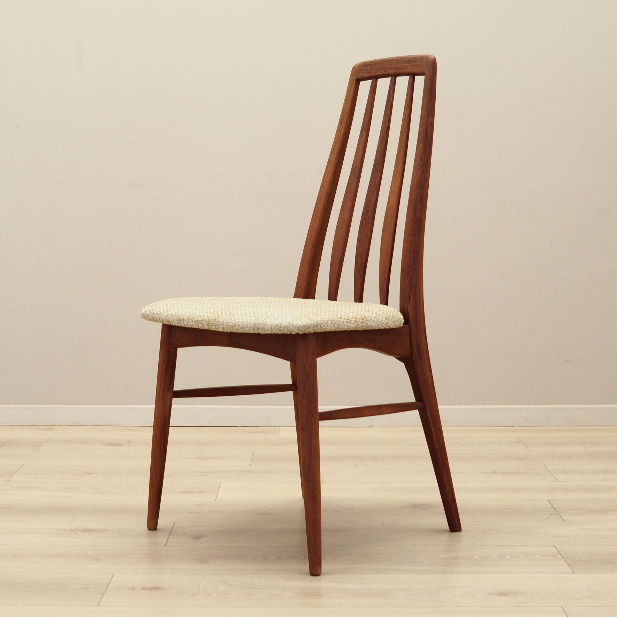 Teak chair Eva, Danish design, 1960s, Niels Koefoed, Koefoeds Hornslet