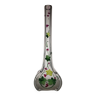Enameled glass soliflore vase