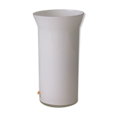 Lampe de table cylindrique en opaline blanche 70/80