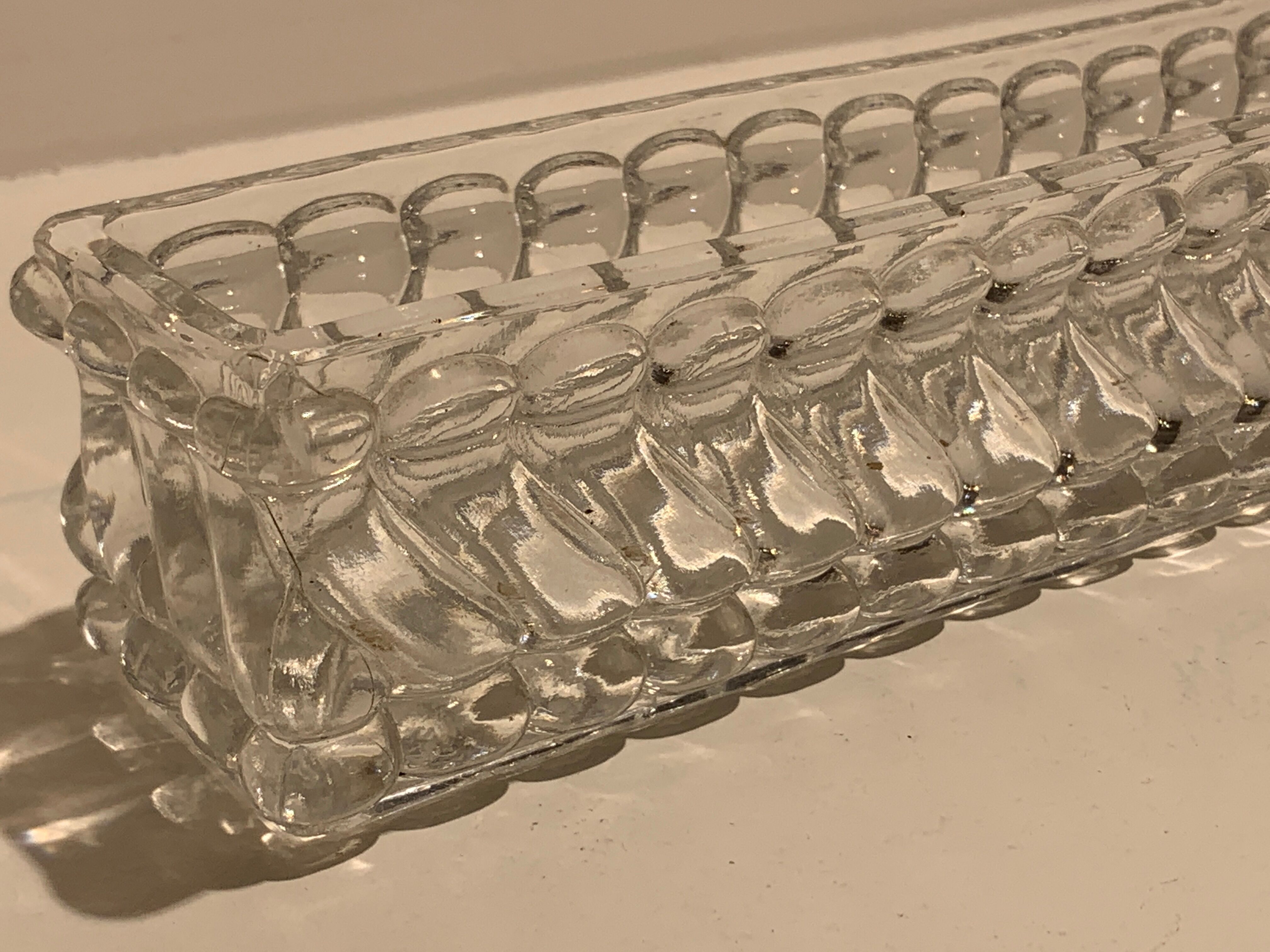 Baccarat crystal centerpiece, Bamboo model, 1900