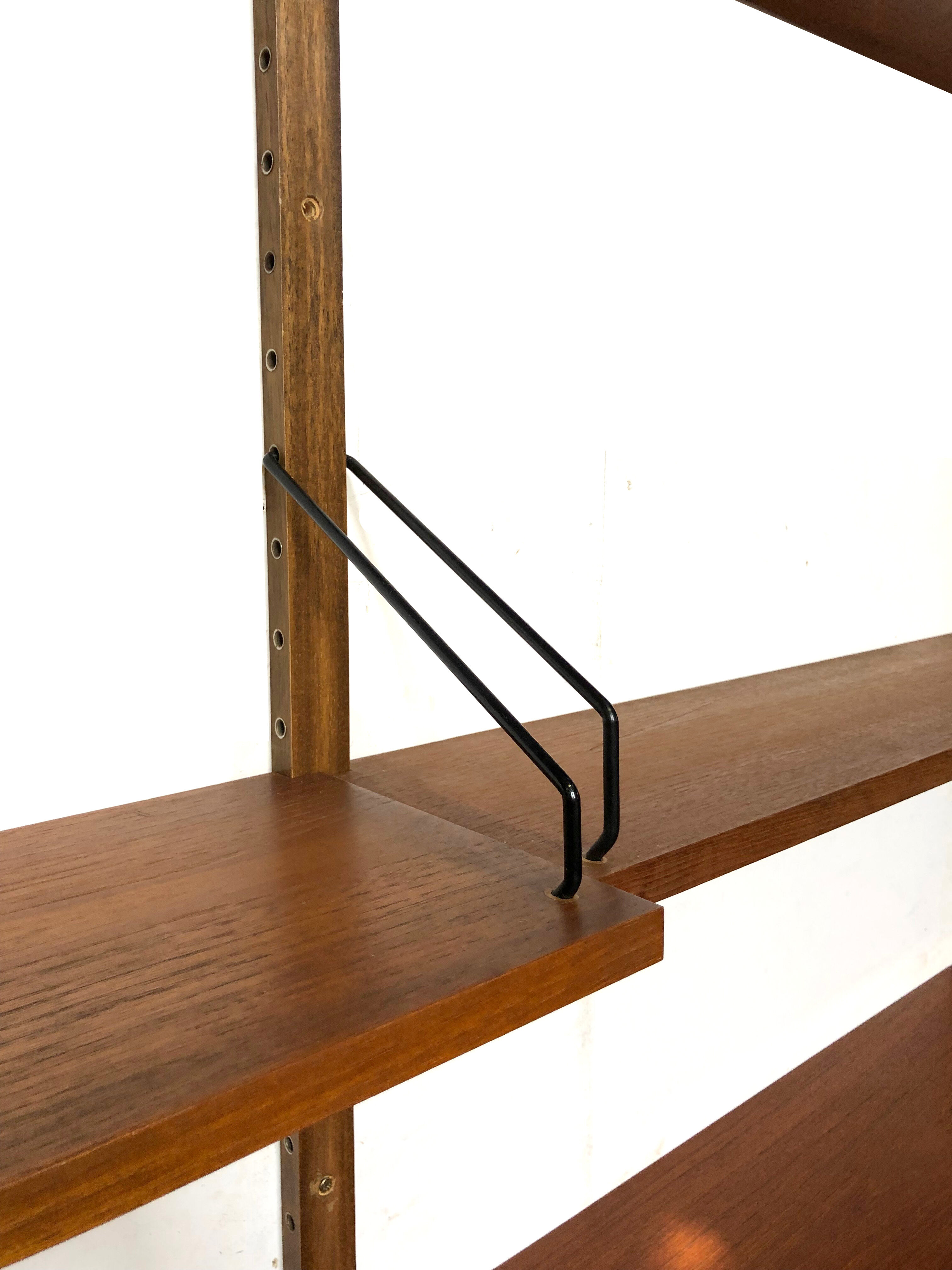 Vintage Poul Cadovius Royal System wall console from the 1960s