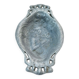 Large silver Art Nouveau fruit bowl