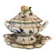 Soupière ovale et plat "Capodimonte", Italie