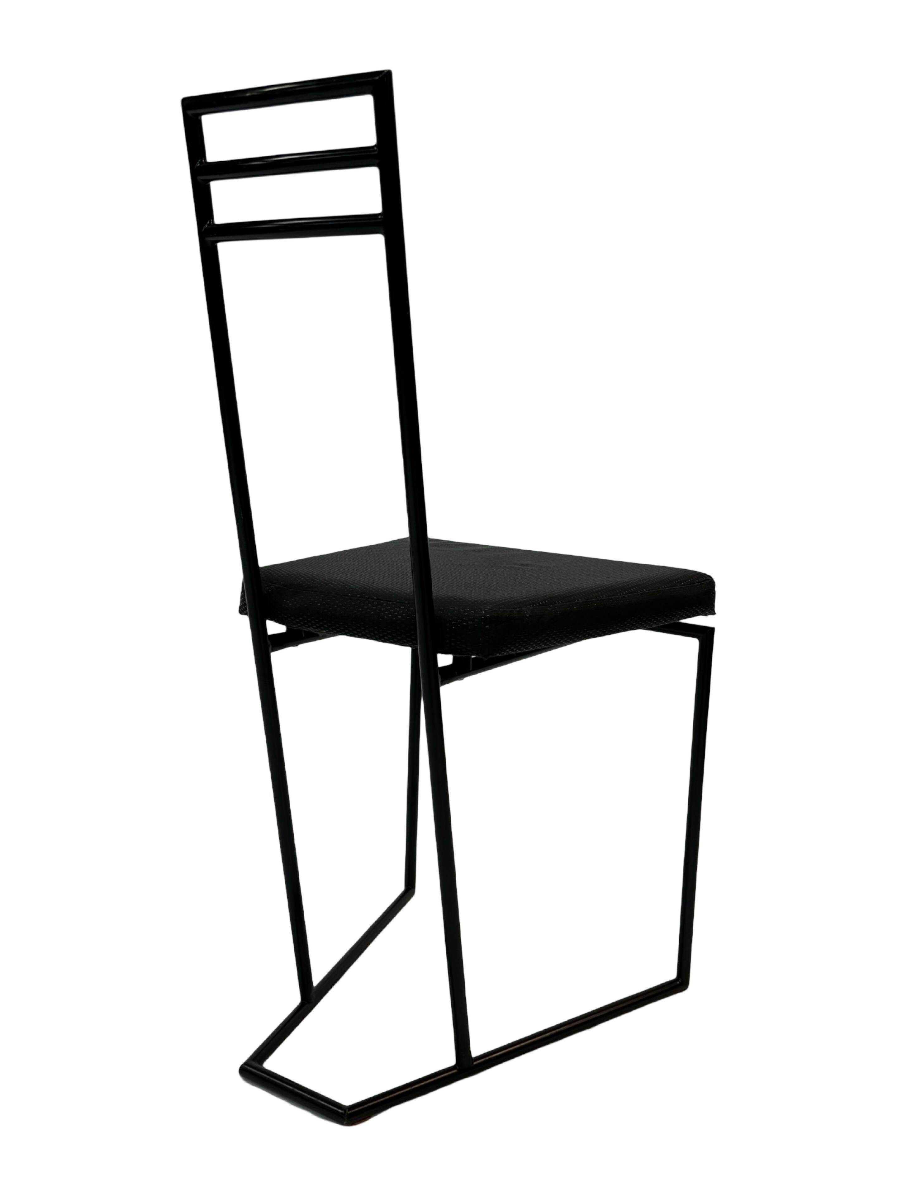 Vintage chair minimalist design 80's