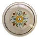 18th century polychrome earthenware plate