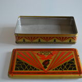 Advertising box toffee cora tole lithograph