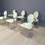 Vintage dining chairs by Belgochrom, set of 6 - 1980s