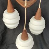 Chandelier suspension boomerang design Louis Kalff