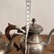 Antique Coffee Pot Teapot Louis XV Silver-Plated Metal 20th Century Coffee Set
