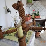 lustre en bois
