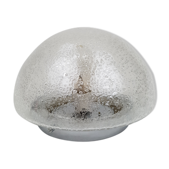 Ceiling light bubble glass and chrome