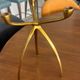 Vintage 1970 "Spider" Tripod Chandelier from De Bijenkorf - Gold Space Age