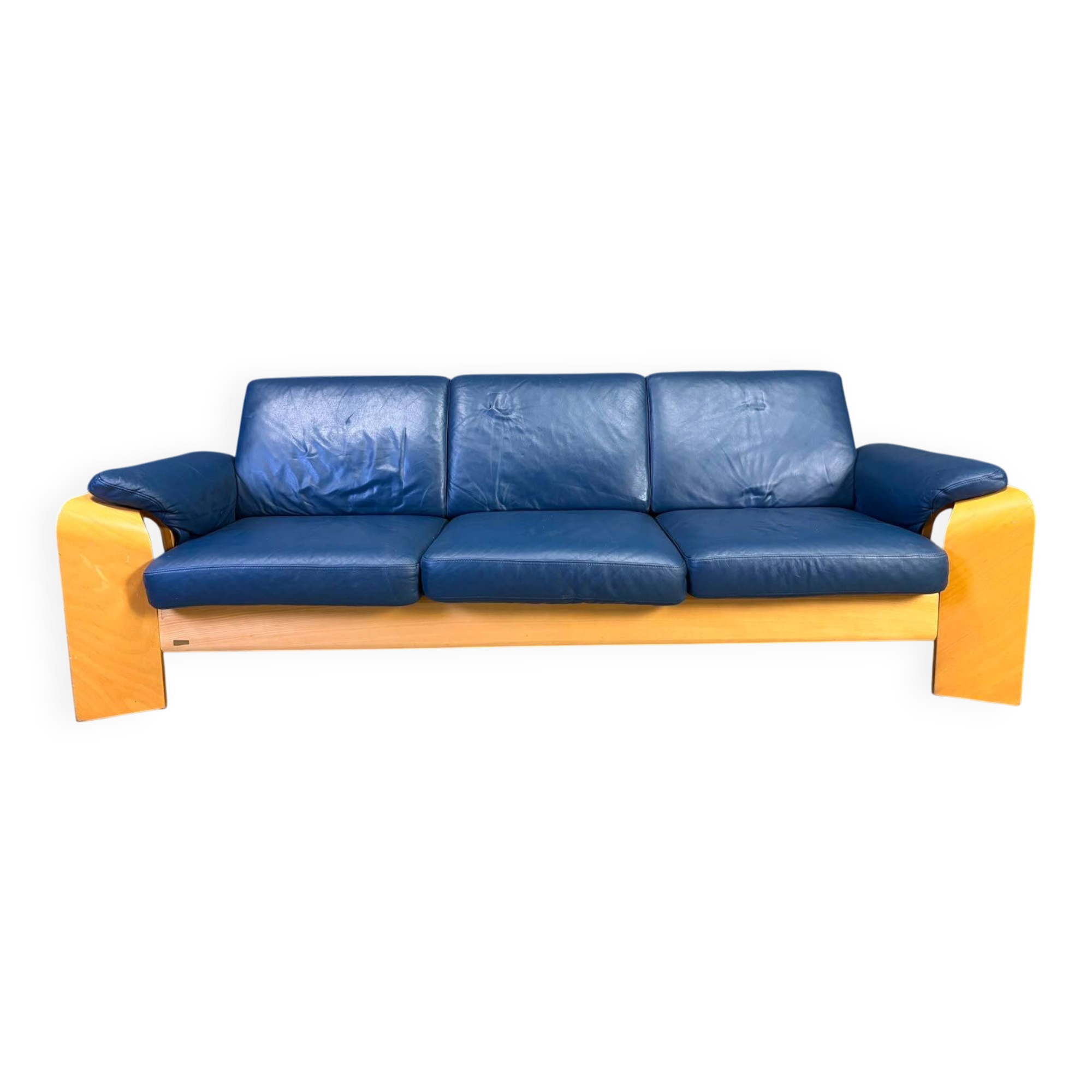 Vintage Pegasus 3 seater reclining sofa by Ekornes, Norway, 1990s