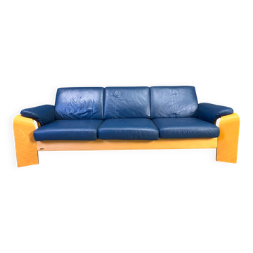 Canapé inclinable 3 places Vintage Pegasus par Ekornes, Norvège, années 1990.