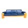 Vintage Pegasus 3 seater reclining sofa by Ekornes, Norway, 1990s