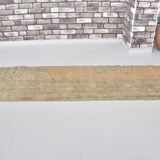 Vintage Bige Kitchen Runner Rug sku 1842