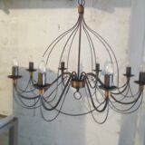 Wrought iron chandelier