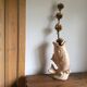 Stoneware fish vase