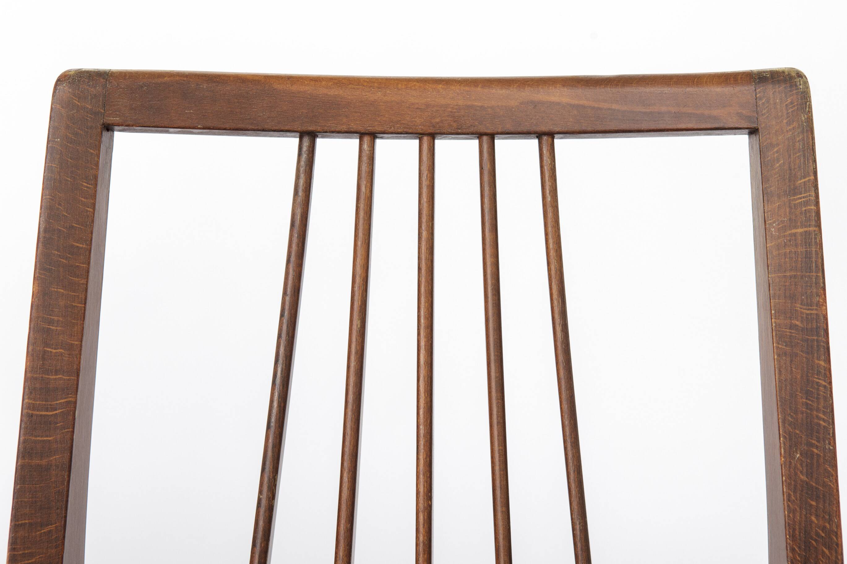 Ensemble de 4 chaises de salle à manger Casala, Allemagne années 1960, chaises en hêtre de style mid-century.