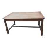 Old wooden farmhouse table