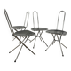 Set of 4 post-modern folding chairs, Niels Gammelgaard, Ikea, 198