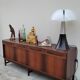 Danish sideboard stamped Bordum and Nielsen in Rio rosewood