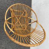 Rattan basket chair