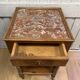 small walnut side table