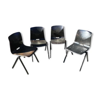 Set of 4 Pagholz chairs
