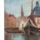 Oil painting on canvas Venetian landscape