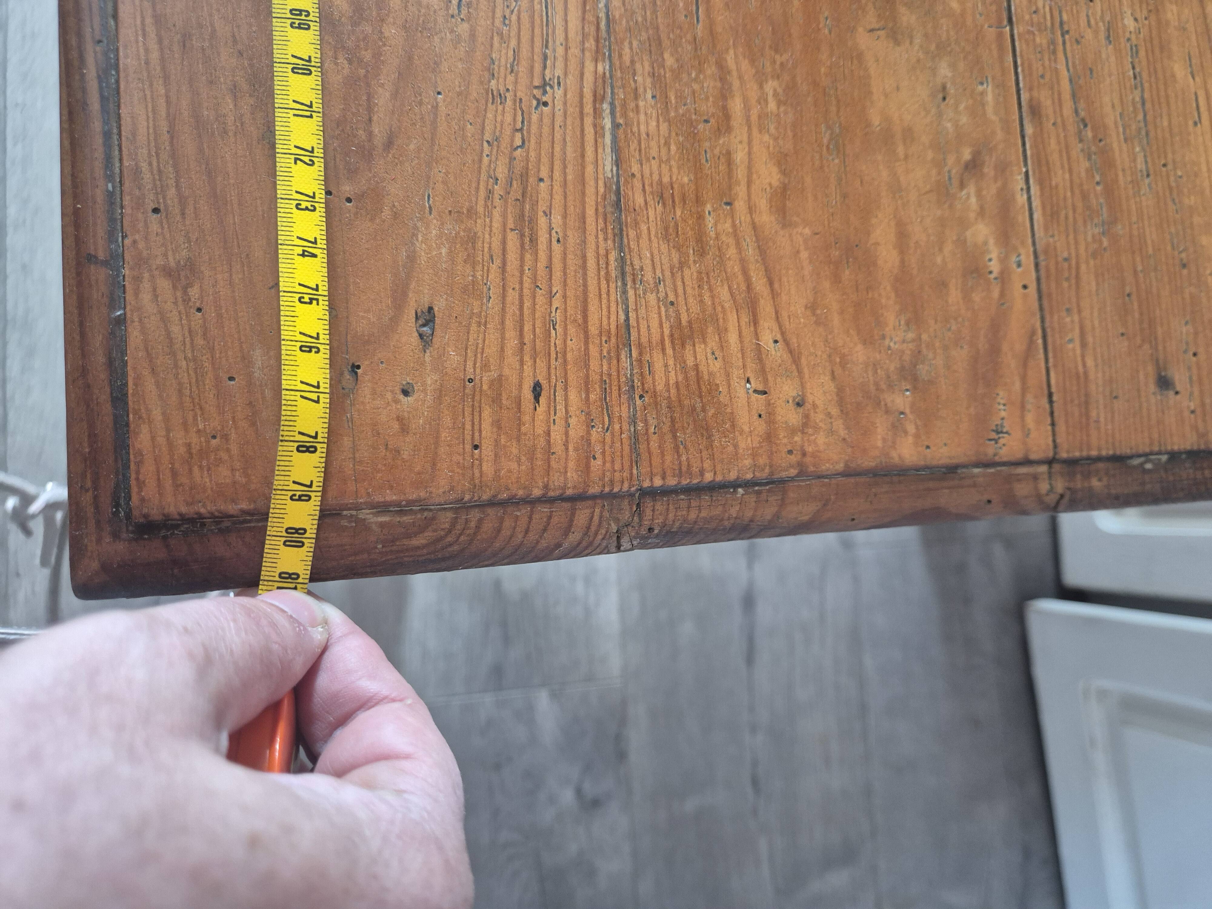 vintage wooden coffee table with a drawer