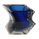 Vase Mandruzatto asymétrique  Murano Sommerso 70's