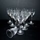 Lot de 11 verres à liqueur junon cristallerie lorraine lemberg dlg chantilly saint-louis