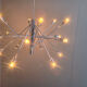 Vintage chrome sputnik style chandelier, 1970s
