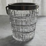 Seau à glace en verre vintage