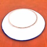 6 assiettes plates  en Faïence