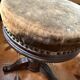 Piano stool / swivel stool in solid wood
