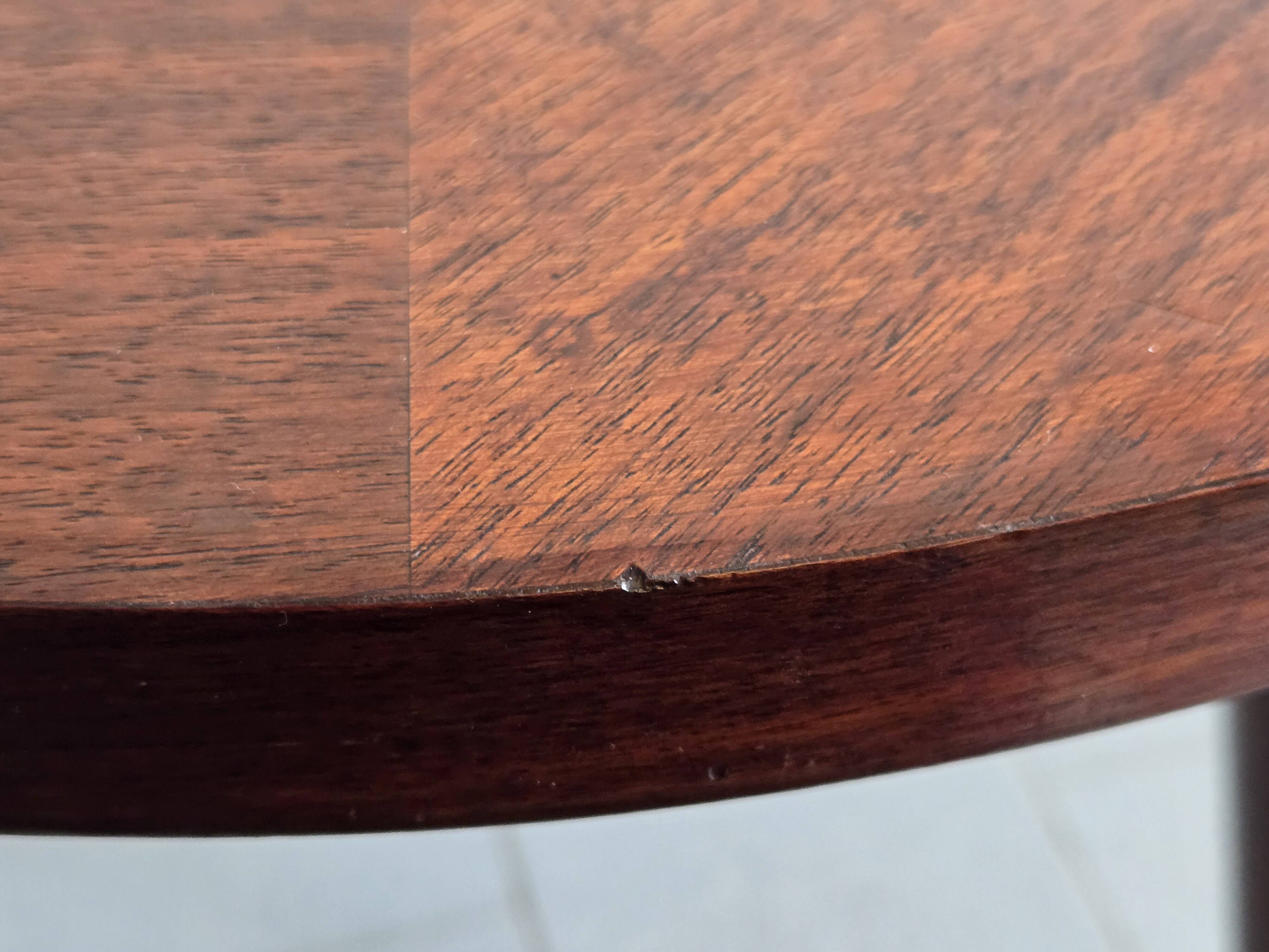 Vintage 1940s pedestal side table