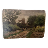 Peinture sur bois
