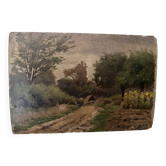 Peinture sur bois