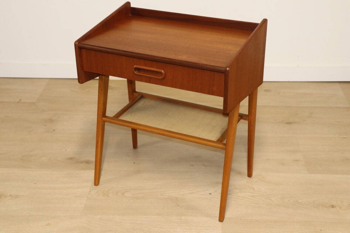 Scandinavian teak bedside table, 1960
