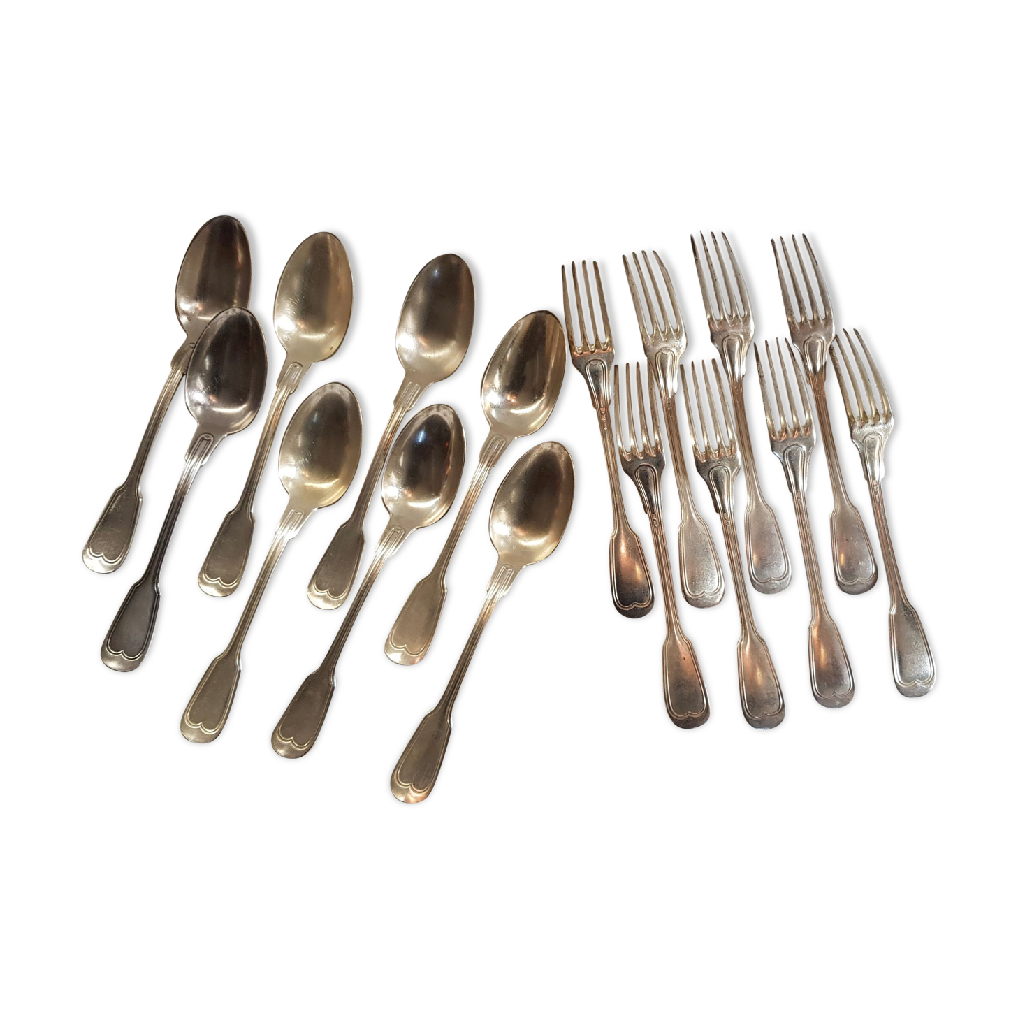 Silver metal housewife