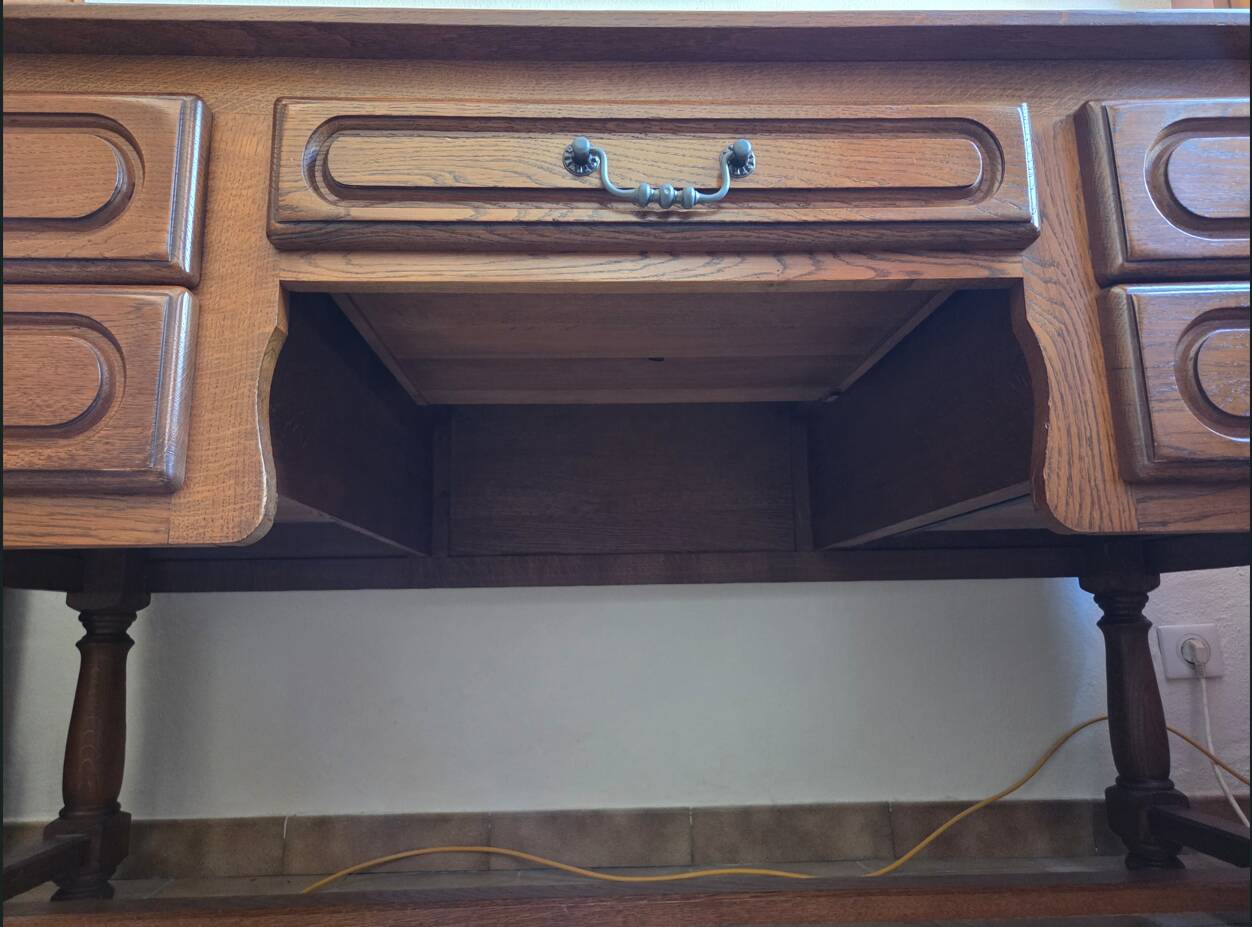 Solid oak desk