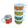 5 vintage cups in Arcopal/Lotus