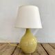 Lampe céramique, câble tressé neuf 2M, abat-jour tissu