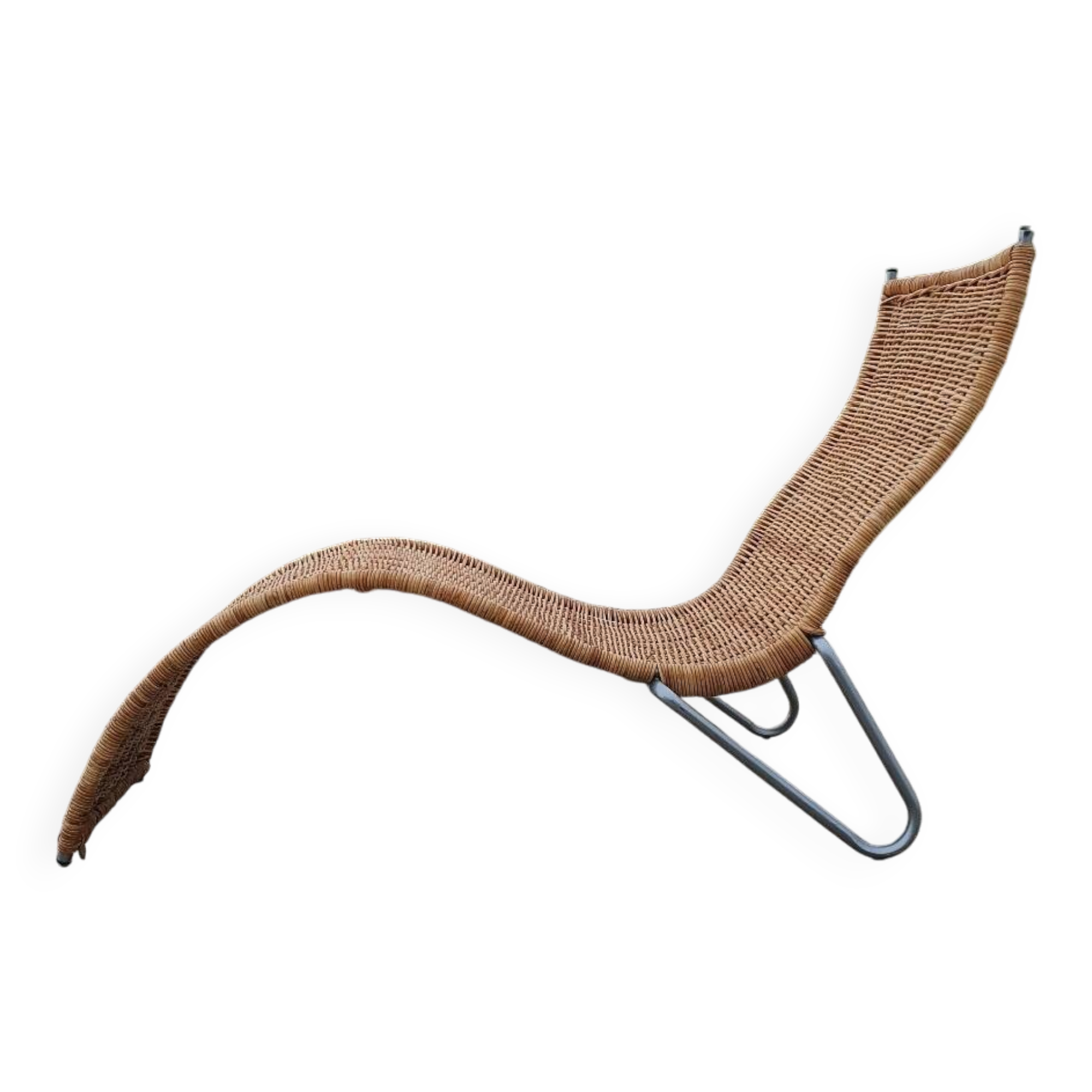 Rattan Lounger Karlslund by Karl Malmvall Ikea, 2005
