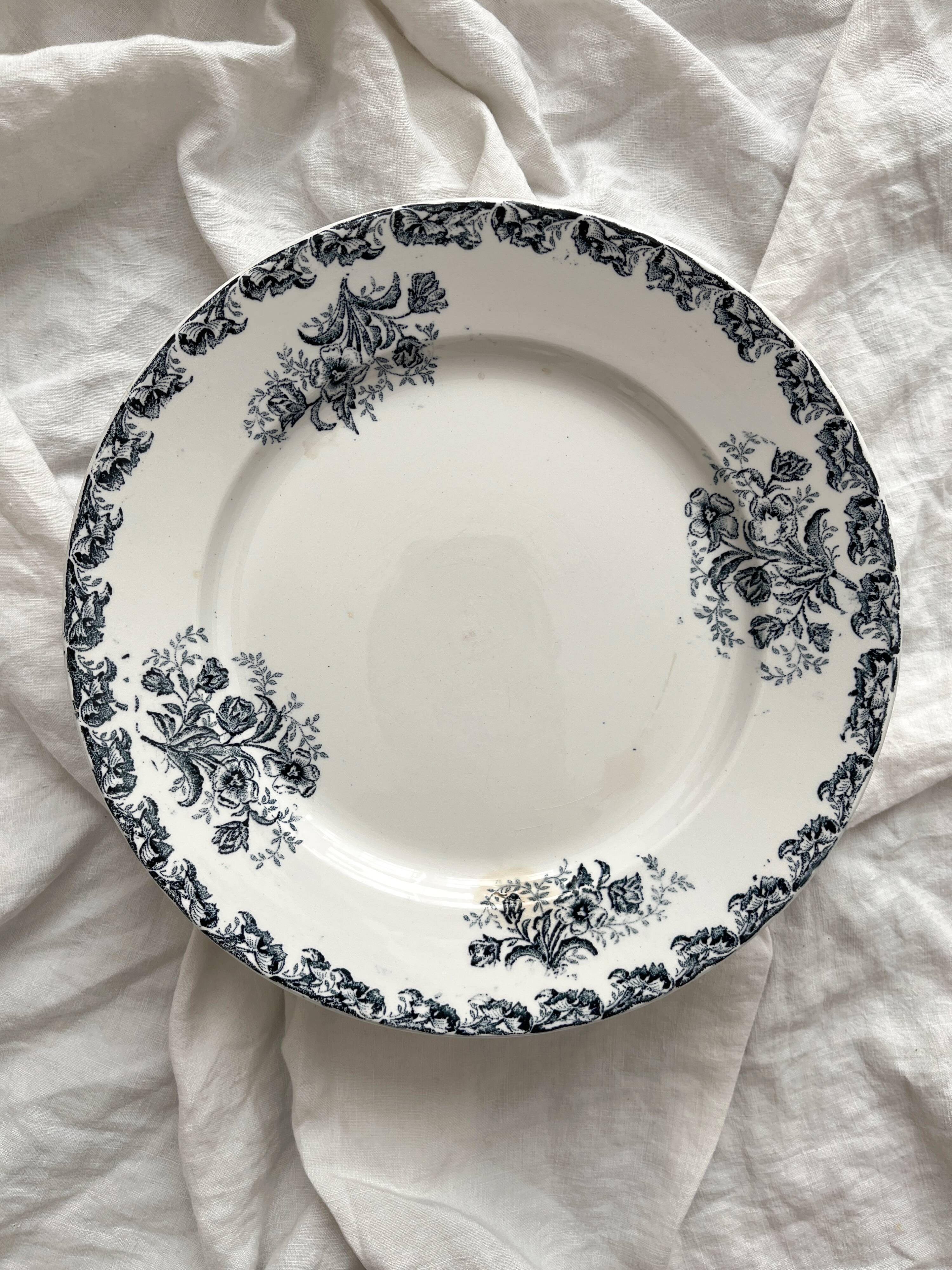 6 flat ironware plates "Albert" AG Clairefontaine