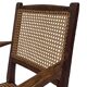Art Deco easy chair minimalist oak wicker minimalist design