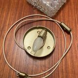 Lampe à poser en verre vintage